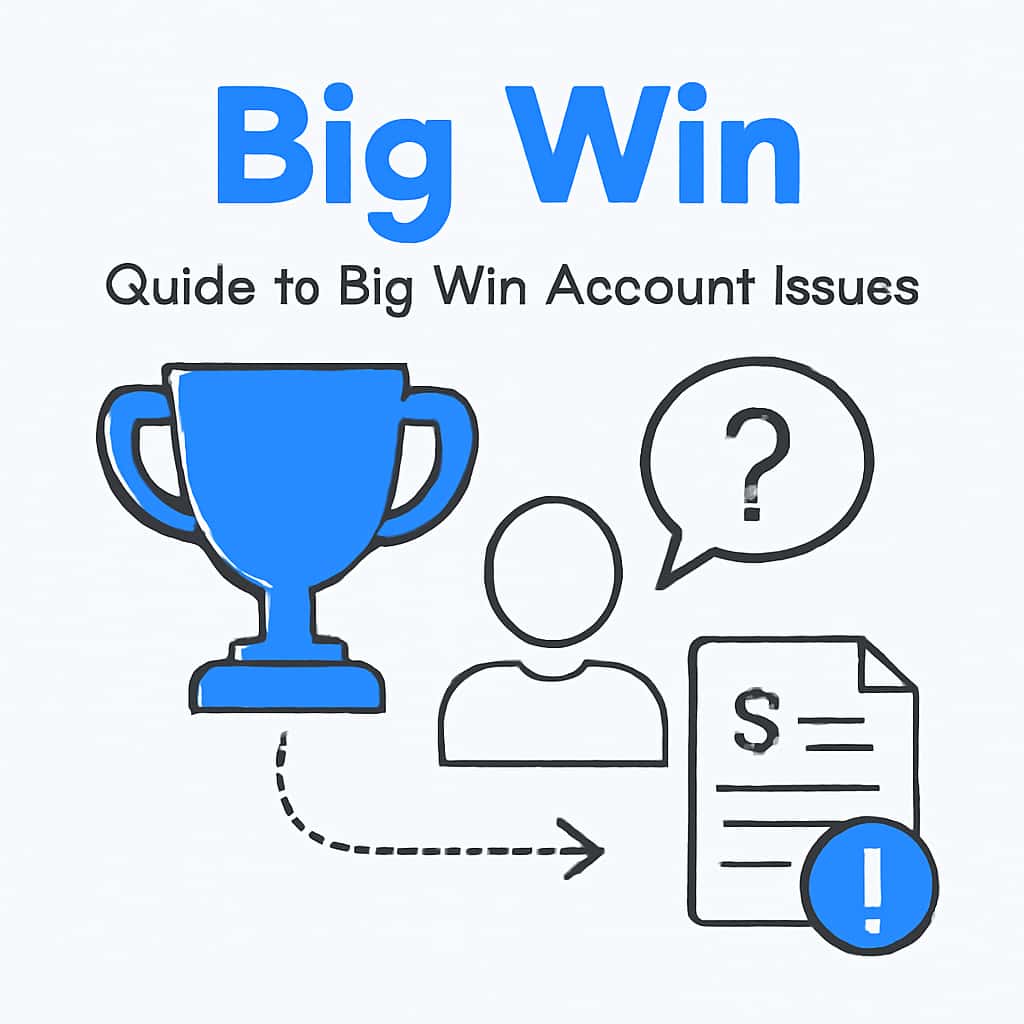 An educational diagram on Big Win Account Issues with clear labels.