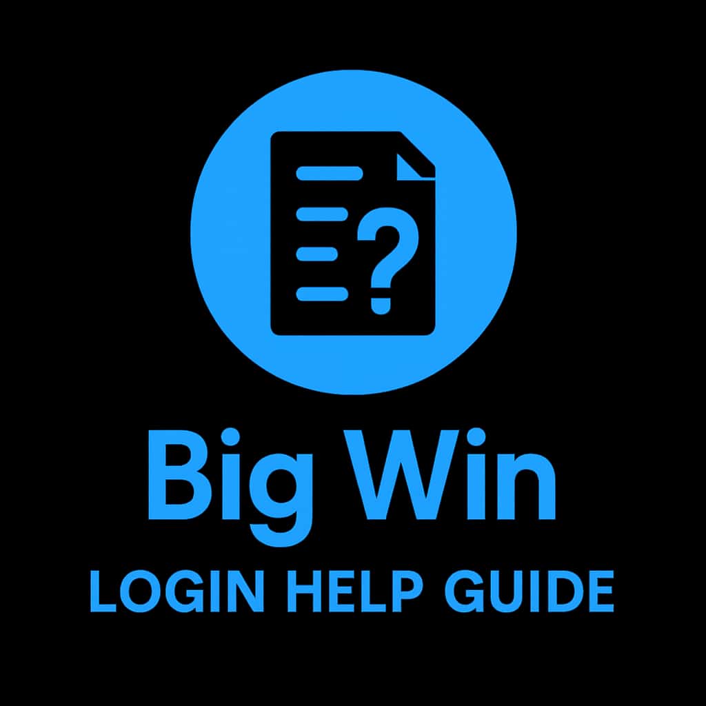 A professional badge symbolizing Big Win Login Help Guide.