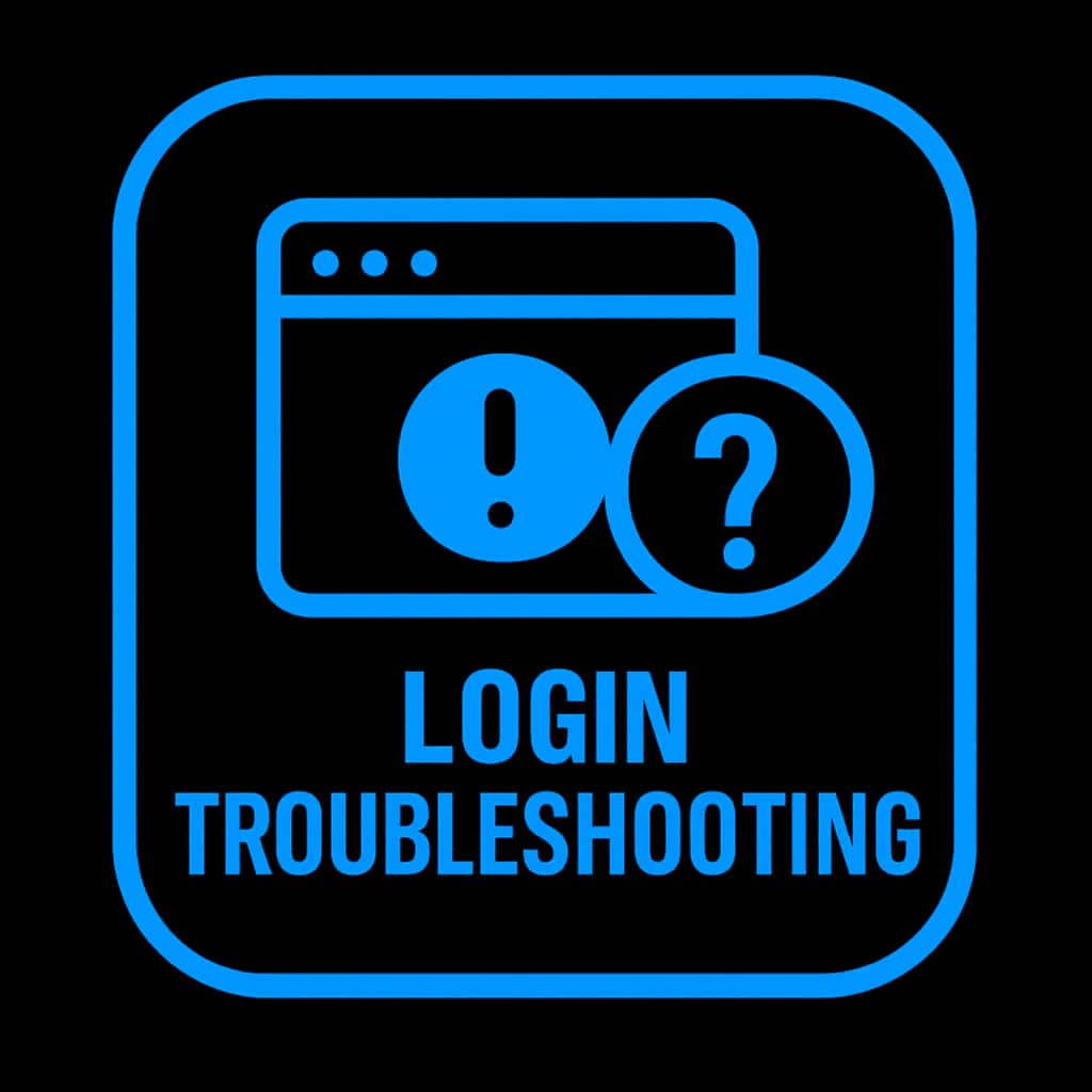 An icon representing the Big Win Login Troubleshooting guide.