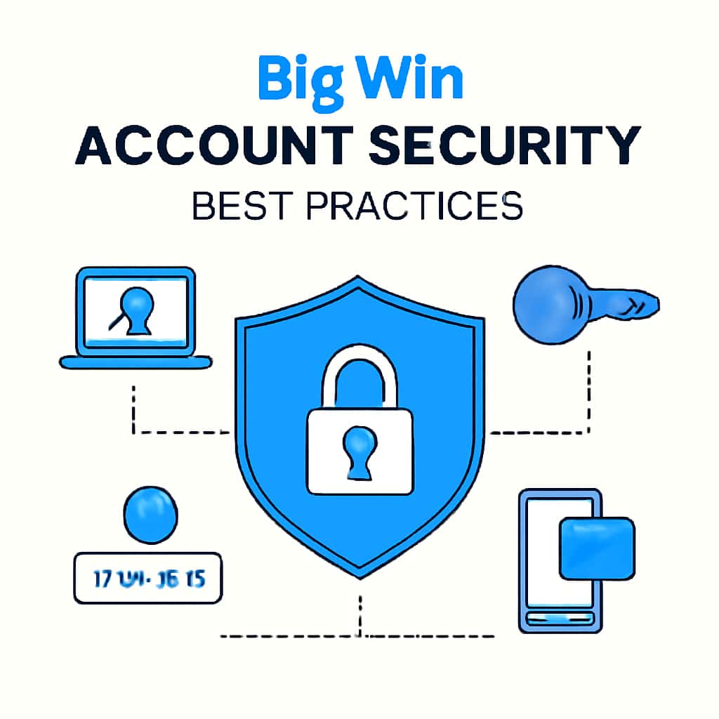 An educational diagram related to Big Win Account Security Best Practices.