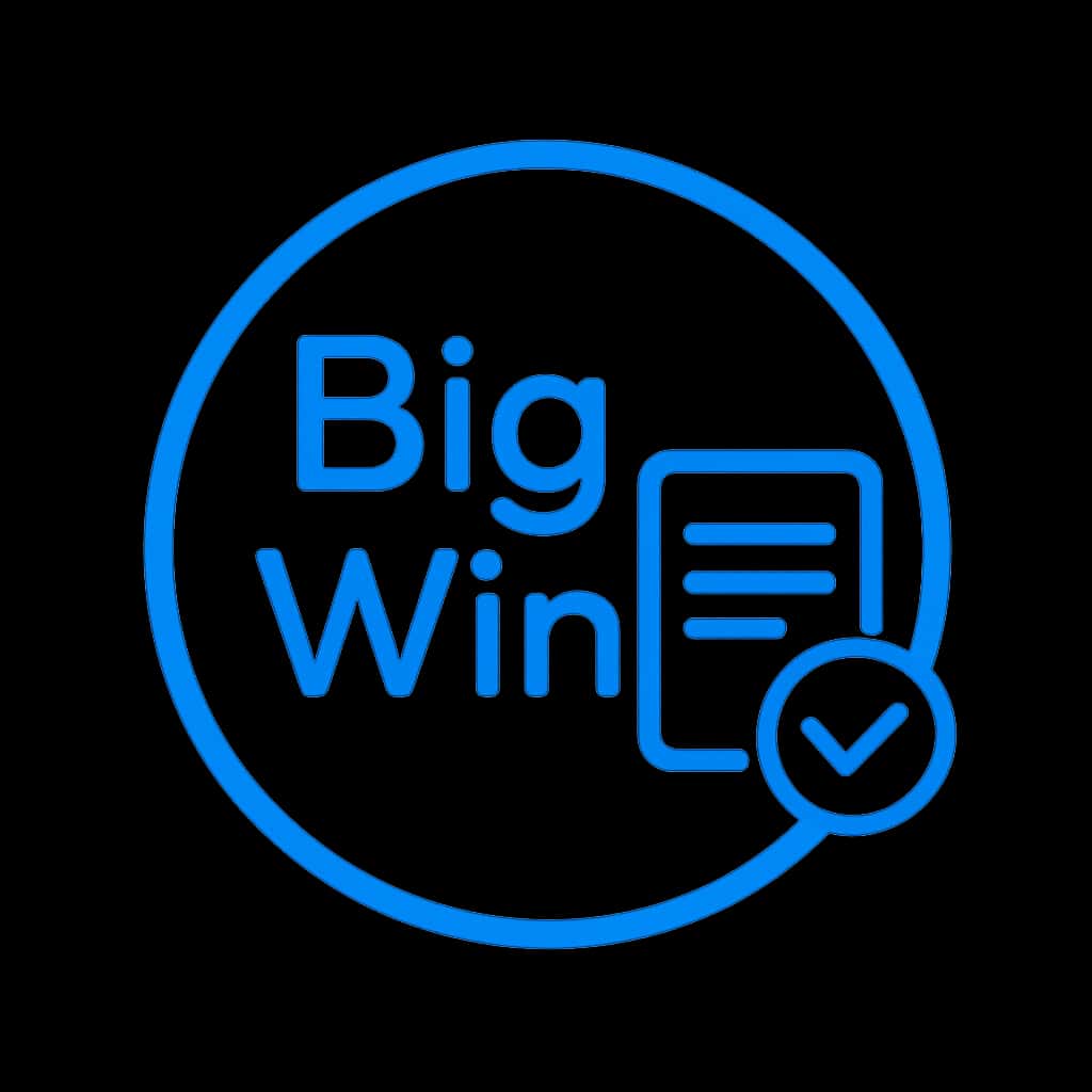 An icon representing Big Win account authorization guidance