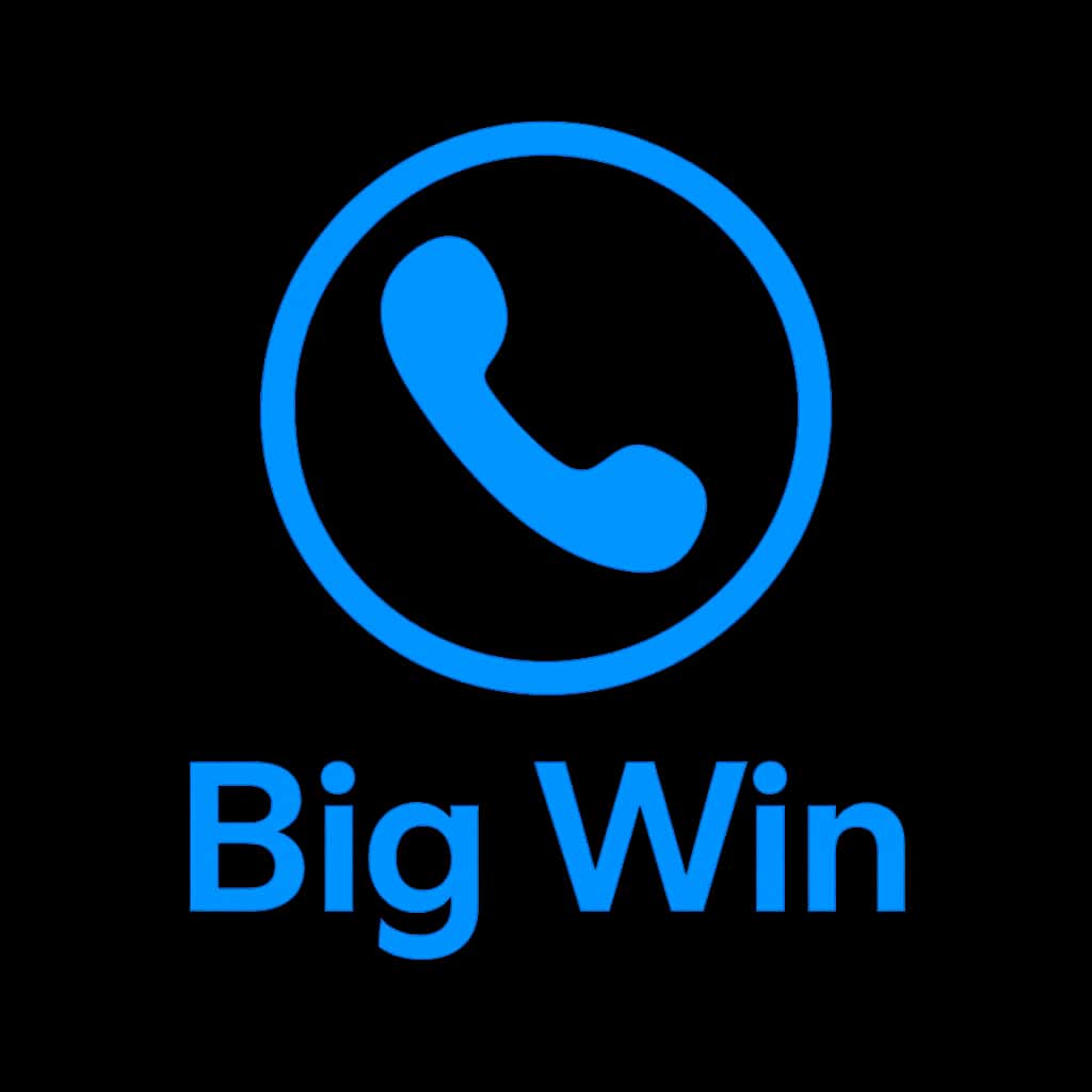 Icon representing Big Win Support assistance.