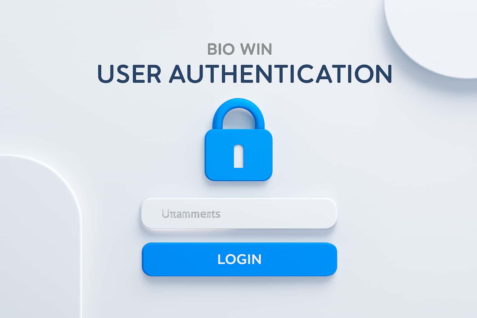 Big Win User Authentication Interface
