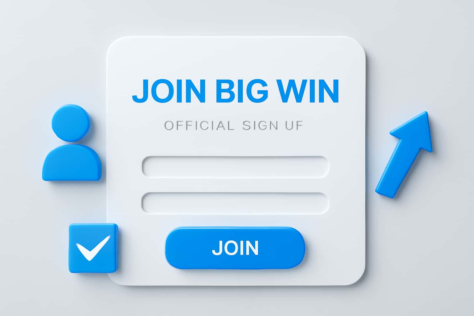 Join Big Win - Official Sign Up Interface